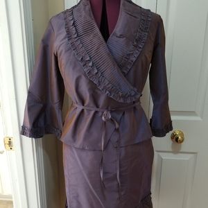 Tristan & Iseut silk taffeta dress